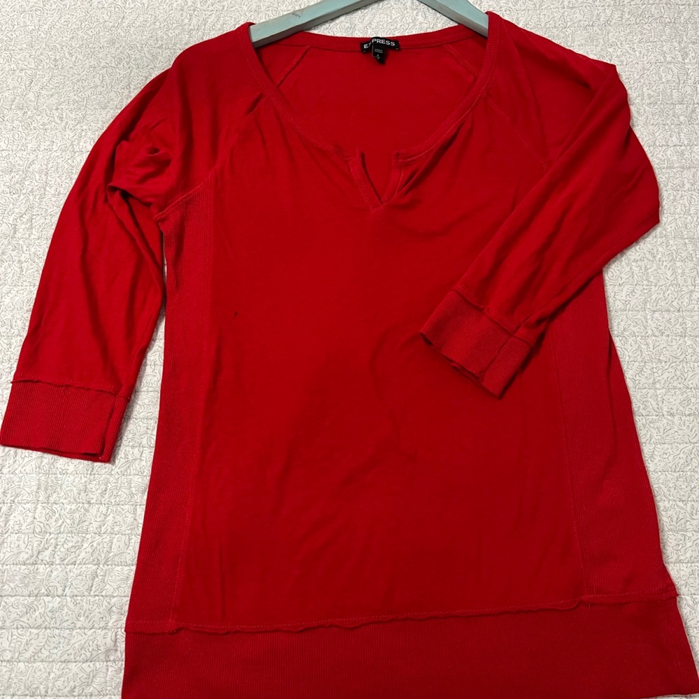 Express | Vibrant Red Top | Sz M
